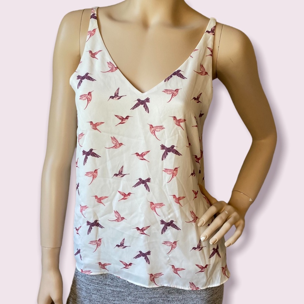 Women's Bird Print Tank Top